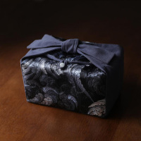 美帮汇云锦丝绸麻布茶具收纳袋一壶四杯公杯茶壶茶杯袋茶具收纳旅行包