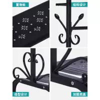 汐岩衣帽架双杆式落地宿舍收纳挂衣架立式家用卧室放衣服包包架子