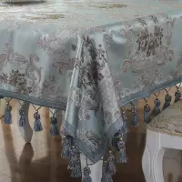 美帮汇欧式桌布布艺长方形客厅家用餐桌布方桌正方形台布茶几餐厅盖布