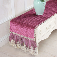 美帮汇桌布电视柜垫防水茶几垫床头柜罩梳妆台布盖布长方形欧式