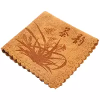 美帮汇功夫茶具配件棉制茶巾吸水加厚纤维茶布 日式擦壶巾茶桌