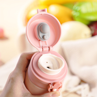 美帮汇茶杯儿童保温杯女大容量直饮口学生迷你小男孩带吸管的大人成人水杯子