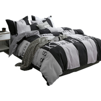 美帮汇北欧风格床上四件套床单个性潮流被套0.9学生宿舍三件套六件套