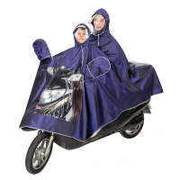 美帮汇摩托车电瓶车电动自车行车雨衣双人加厚加大母子亲子防水骑行雨披