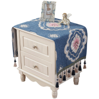 美帮汇欧式床头柜盖巾雪尼尔电视柜布盖布防尘罩盖布多用巾小桌布小方巾