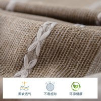 美帮汇现代简约棉麻桌布布艺北欧风小清新茶几餐桌布长方形台布日式