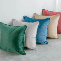 美帮汇荷兰绒色北欧抱枕沙发抱枕套靠垫床头大靠背定制腰枕不含芯