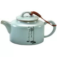 美帮汇陶瓷汝窑茶具小茶壶 开片汝瓷功夫茶具红茶泡茶壶西施单壶