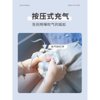 美帮汇充气脚垫坐长途飞机睡觉飞行枕垫脚高铁搁脚旅行用品