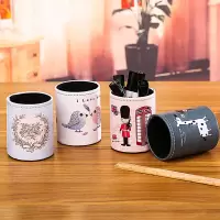 美帮汇北欧笔筒学生办公室时尚桌面简约化妆刷桶创意个性少女心