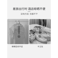 美帮汇旅行便携折叠衣架旅游出差多功能窗框晾衣架学生宿舍用挂衣架