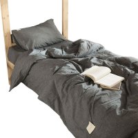 美帮汇大学宿舍单人床三件套床单学生 少女夏季被子全套装六件套灰色