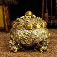 美帮汇摆件貔貅铜 客厅财位电视柜家居饰品乔迁礼品