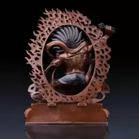 美帮汇金刚手菩萨摆件 铜密宗护法神像执金刚菩萨藏传佛教用品