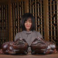 美帮汇貔貅摆件实木一对貔恘办公室开张新店铺开业工艺礼品