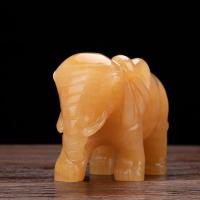 美帮汇玉石大象摆件一对家居办公室装饰象开业乔迁新居礼品