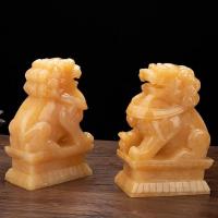 美帮汇玉玉狮子一对玉狮子摆件摆件装饰品