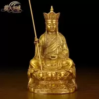 美帮汇铜九华山地藏佛像摆件铜地藏菩萨弥勒佛工艺品供奉