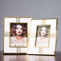 美帮汇北欧铁艺6寸7寸几何画框相框摆台创意个性家居客厅装饰摆件