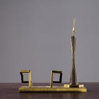 美帮汇广州塔模型小蛮腰合金摆件 金属工艺品 家居装饰品客厅酒柜办公室