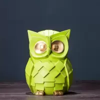 美帮汇设计师作品《猫头鹰》摆件摆设客厅玄关装饰品书房样板间软装饰品