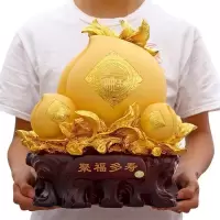美帮汇寿桃摆件工艺品送父母老人生日实用贺寿礼品送长辈祝寿大寿