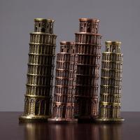 美帮汇比萨斜塔摆件 意大利工艺模型 建筑家居装饰摆件 金属工艺品