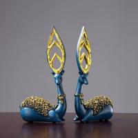 美帮汇鹿摆件北欧式家居家装饰品客厅新婚结婚酒柜创意电视柜