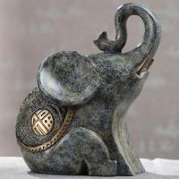 美帮汇铜大象摆件一对象工艺品家居客厅玄关酒柜电视柜装饰品