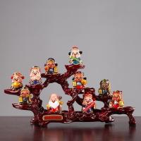 美帮汇五路爷摆件办公室桌面店铺乔迁礼品家居玄关装饰品