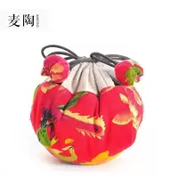 美帮汇茶具便携收纳袋旅行布袋包茶壶茶杯快客杯收纳包棉麻抽绳加厚