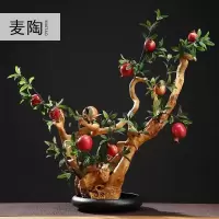 美帮汇家居摆件客厅玄关软装装饰禅意盆景样板间饰品