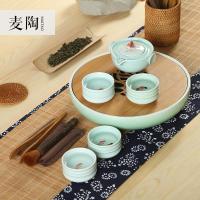 美帮汇青瓷茶壶单壶 陶瓷泡茶壶煮茶壶 过滤 功夫茶具茶道零配件