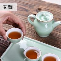 美帮汇青瓷功夫茶具 组合一壶六杯功夫茶具陶瓷整套茶具礼品 泡红茶茶具