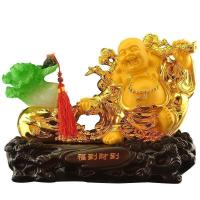 美帮汇弥勒佛摆件福到财到客厅新家居供奉装饰品大肚佛开业礼品