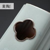 美帮汇新中式简约落地客厅创意插花摆件家居装饰品陶瓷干花花瓶花艺摆设