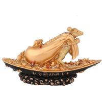 美帮汇2025鼠年物 东运财童子摆件点睛物