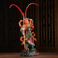 美帮汇手工彩绘齐天大圣孙悟空摆件斗战胜佛美猴猴子摆件办公室装饰品