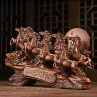 美帮汇马摆件电视柜现代简约客厅房间布置摆设开店送礼开业礼品实用大气