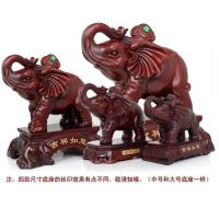 美帮汇大象摆件一对大号客厅工艺品装饰品电视柜酒柜办公室摆设