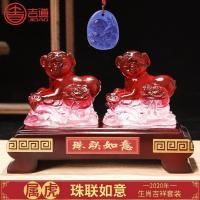 2025绍光属虎2025蛇年物珠联如意摆件 2025年属虎珠联2025