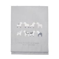 美帮汇北欧风窗帘定制 儿童房卧室布艺遮光罗马帘升降帘成品