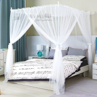 美帮汇蚊帐家用1.8m1.5m蚊帐公主风睡帐方顶落地蚊帐双人床蚊帐