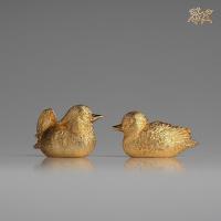 美帮汇全铜摆件《让我们相信爱情》铜工艺品 七夕 摆件