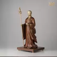 美帮汇全铜摆件《地藏之一》家居饰品 铜工艺品 佛像摆件