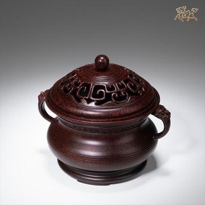 美帮汇全铜香炉 《双耳香炉》家居饰品 铜工艺品 饰品摆件