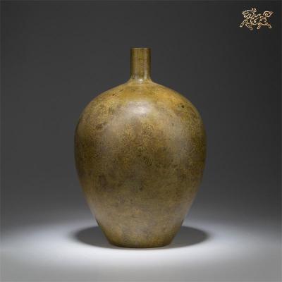 美帮汇全铜摆件《高冈铜器 之九寸兰型》工艺品 饰品 花瓶