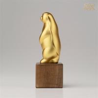 美帮汇全铜摆件《斗志昂扬》铜工艺品 家居饰品 平头哥 摆件