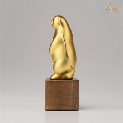 美帮汇全铜摆件《斗志昂扬》铜工艺品 家居饰品 平头哥 摆件