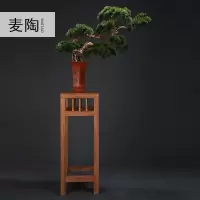 美帮汇新中式家居摆件四季迎客松盆景酒店走廊绿植玄关装饰摆件